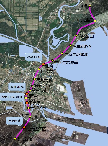 滨海新区云轨最新进展更新